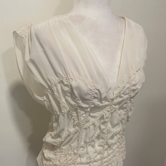 VINTAGE JEAN PAUL GAULTIER DRAPED SHEER BODYSUIT - Picture 3 of 12